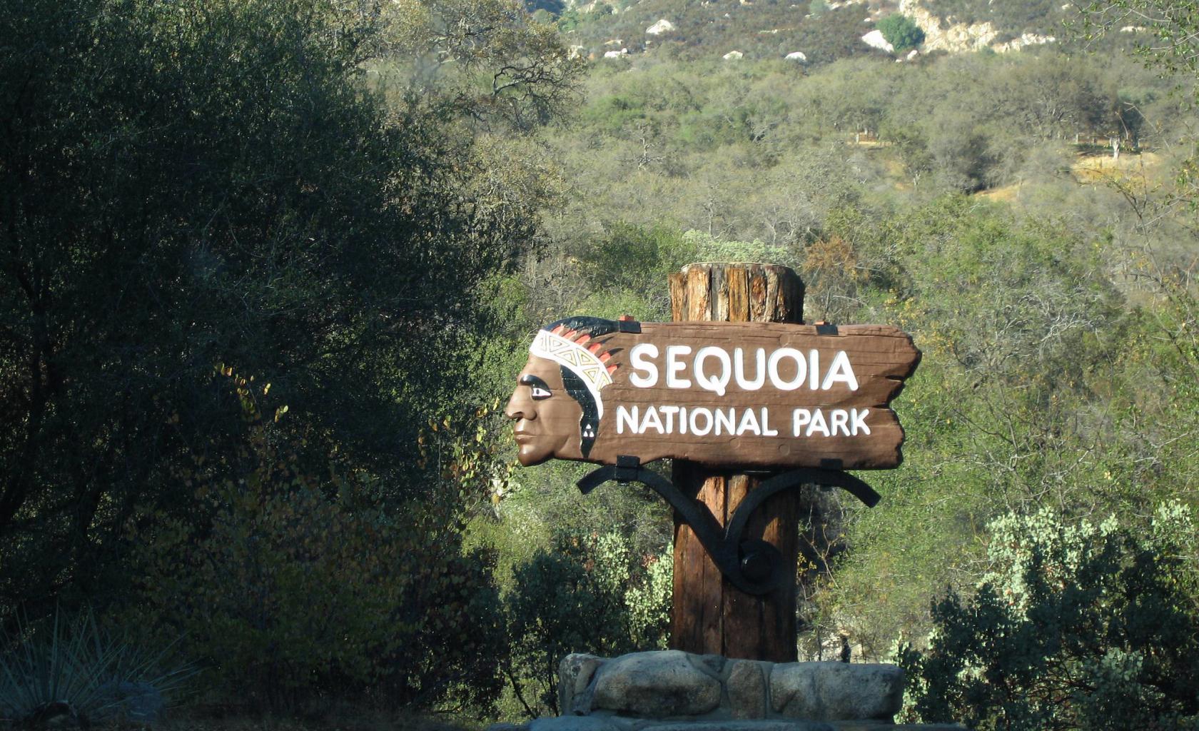 Sequoia National Park Bord Sequoia National Park Bord